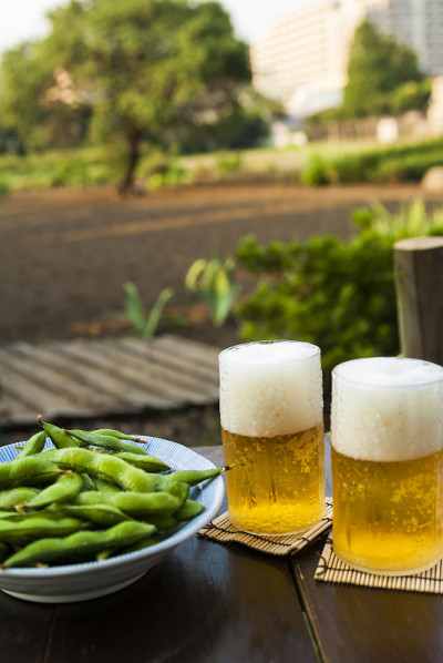 啤酒和毛豆