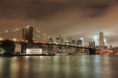 纽约的夜景