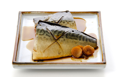 日本料理，沙巴no Nitsuke，煨鲭鱼