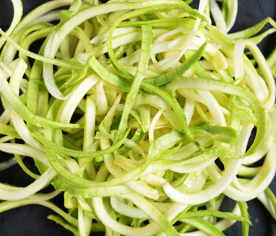 西葫芦片，螺旋形，减肥食品，低碳水化合物营养