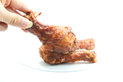 鸡腿炸