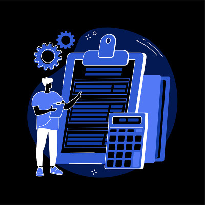 报告你的收入抽象概念矢量插图。