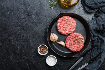 生汉堡-肉排