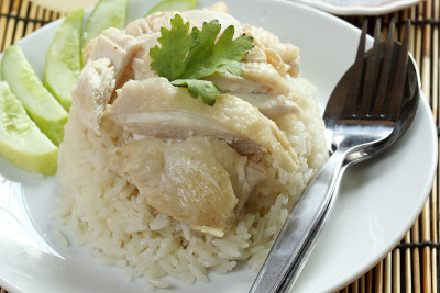 蒸鸡饭
