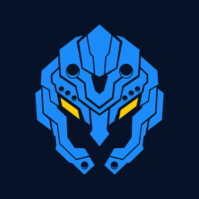 机器人头部Logo设计