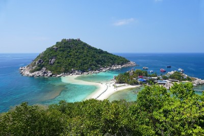 泰国南源岛鸟瞰图
