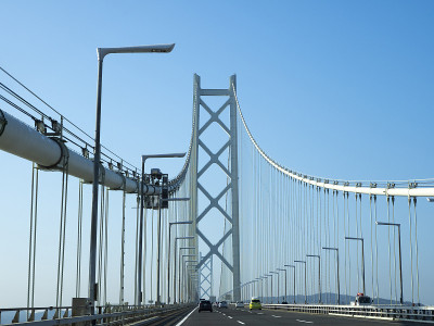 蓝天和明石海峡高速公路