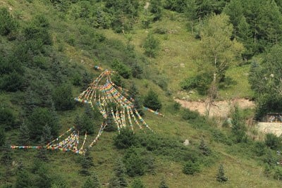 中国五台山一带的景色