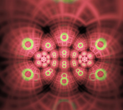 三维抽象分形插图的创意设计