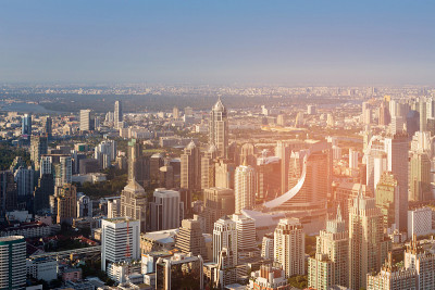 市区写字楼，城市景观
