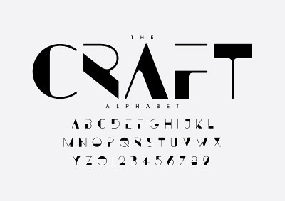 Stylized alphabet