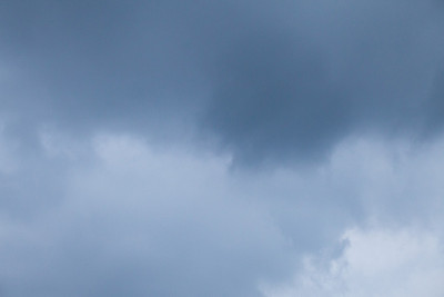 暴风雨前乌云密布的天空