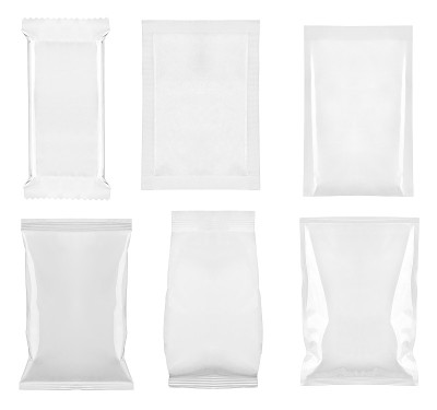 白色包装模板袋食品