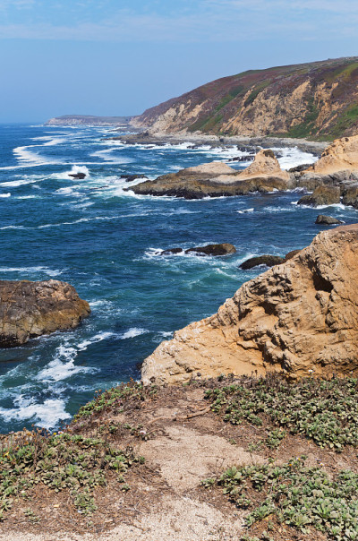Bodega Head岩岸地平线