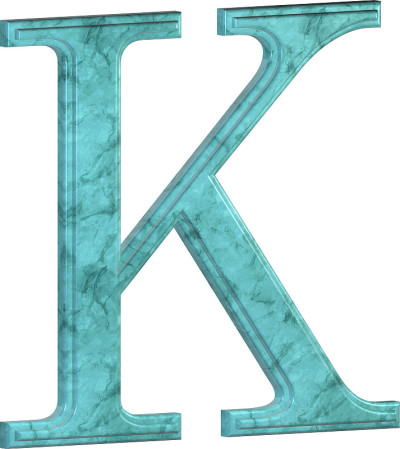 3D blue marble font