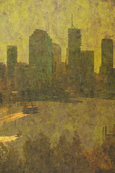 原始油画