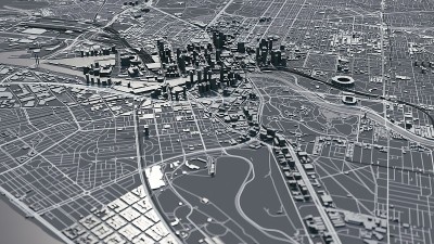 墨尔本城市3d地图