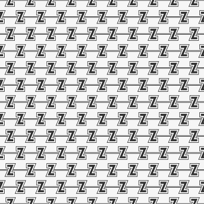 矢量无缝模式的字母Z