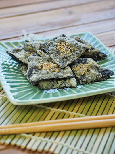 韩国菜紫菜饼干