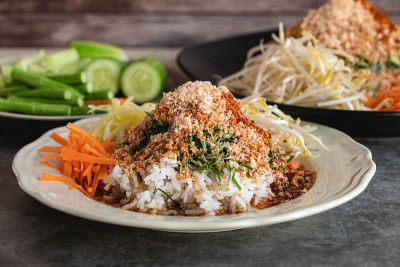 Khao Yam(米饭沙拉)泰国食谱