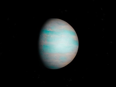 外太空中美丽的系外行星
