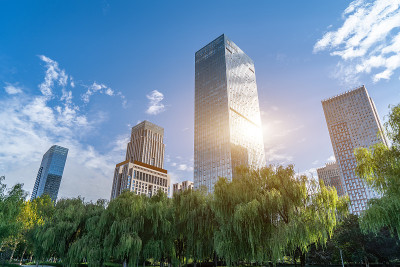 合肥现代建筑的天际线