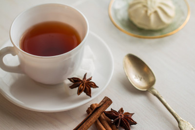 一杯茶加茶匙