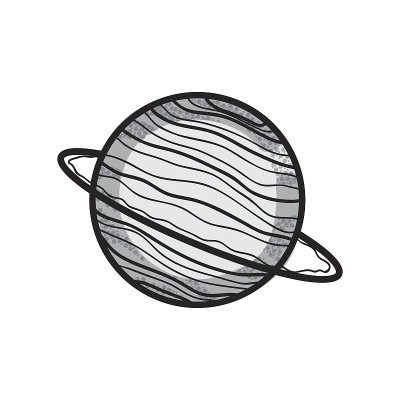 探索天王星行星在星系空间