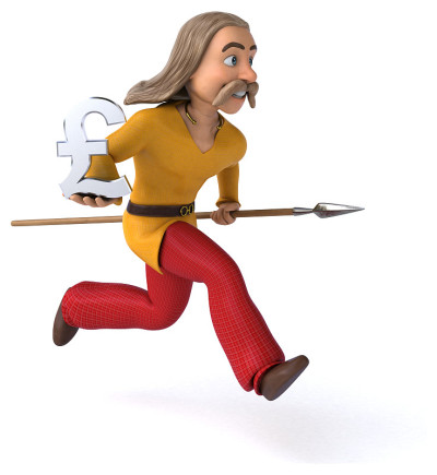高卢乐趣- 3D插图