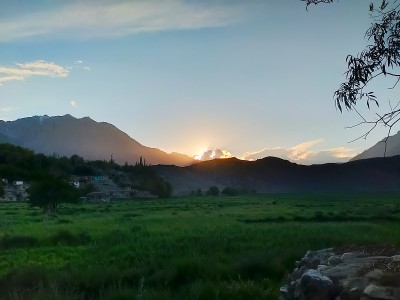 日落的观点