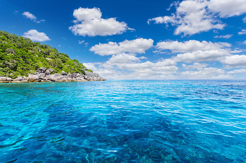 美丽，热带海滩，斯米兰群岛，安达曼海