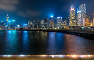 香港城市夜景