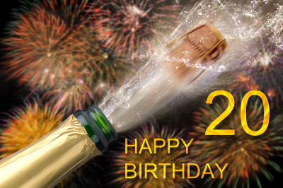 祝你20岁生日快乐