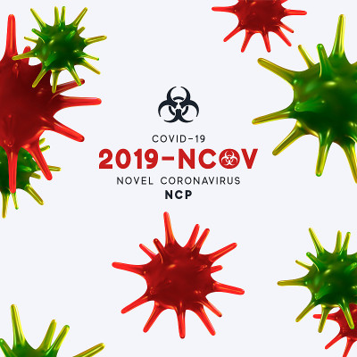 新型冠状病毒(2019 - ncov)。病毒Covid 19-NCP。冠状病毒是指单链RNA病毒。背