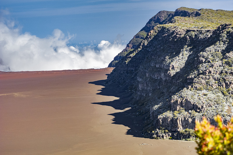 留尼汪岛的皮顿火山