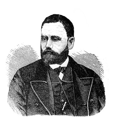 Émile左拉，法国小说家、剧作家、记者，收录于1896年圣彼得堡a.g拉纳编纂的《百科全书词典》第