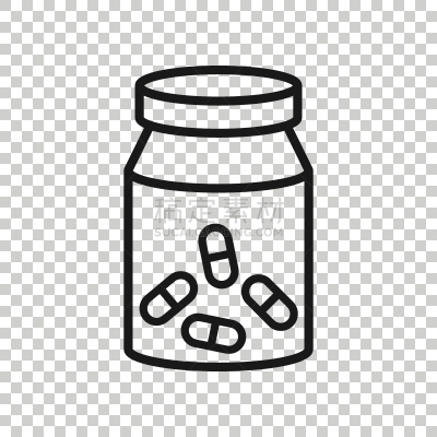 药,绘画插图,扁平化设计,计算机图标,药房,矢量,药瓶,白色,商务,背景聚焦
