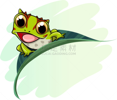 角蟾,卡通,分离着色,宠物,鸡尾酒,自然,野生动物,图像,青蛙,埋伏