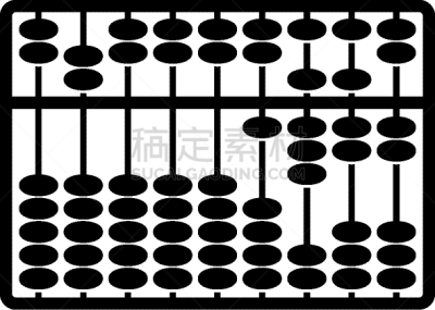 算盘,数,古董,数学,矢量,标志,插画,设计,剪影