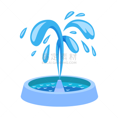 喷泉,水象星座,分离着色,自然,城镇,图像,公园,设计,收集,流动