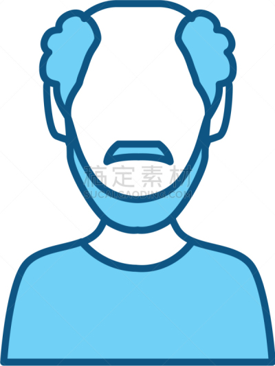 男人,空白的,头像,白色,商务,人,肖像,图像,络腮胡子,违约