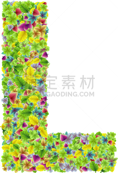 清新,叶子,多色的,字体,植物园,请柬,字母,多样,信函,问候