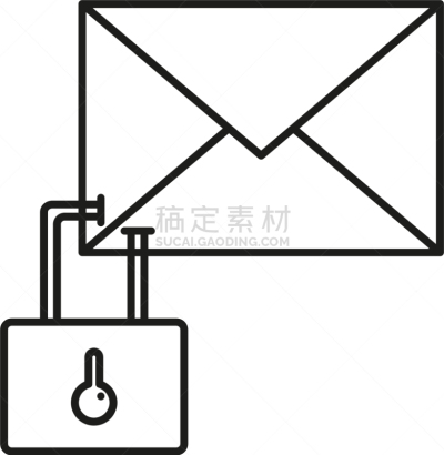 安全,电子邮件,图标,商务,计算机,挂锁,信函,技术,锁,拒绝