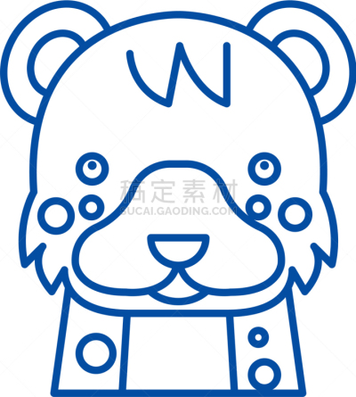 概念,美洲豹,幽默,线图标,黄色,白色,黑色,可爱的,巨大的,收集