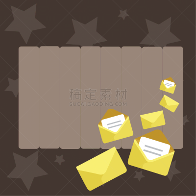 信封,纸,开着的,塞进去,关闭的,商务,请柬,比例,布置,沟通