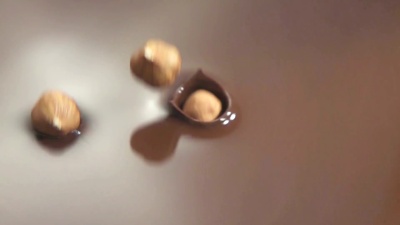 三个榛子掉在巧克力里