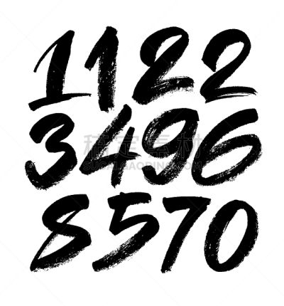 墨水,数字,丙稀画,分离着色,白色,染料,字母,信函,图像,布置