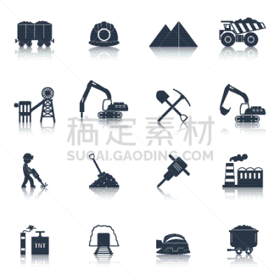 煤,工业,计算机图标,黑色,活力,背景分离,卡车,技术,传送带,健身器械