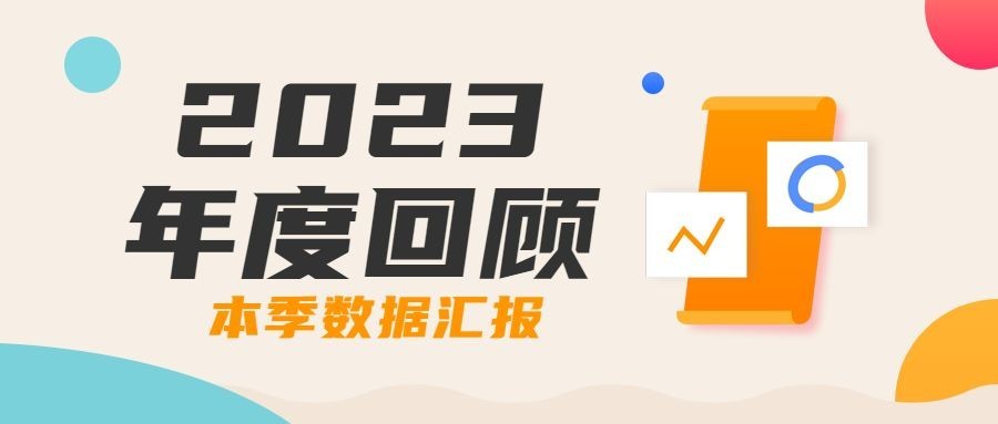回顾2023年总结数据汇报公众号首图预览效果