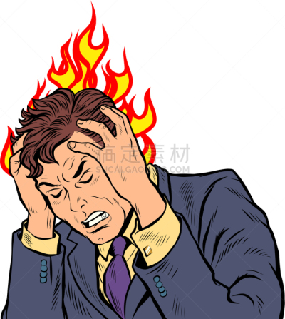 热,男人,头痛,商务,人,男商人,疲劳的,不高兴的,白色人种